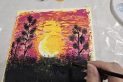 maľovanie špachtľou